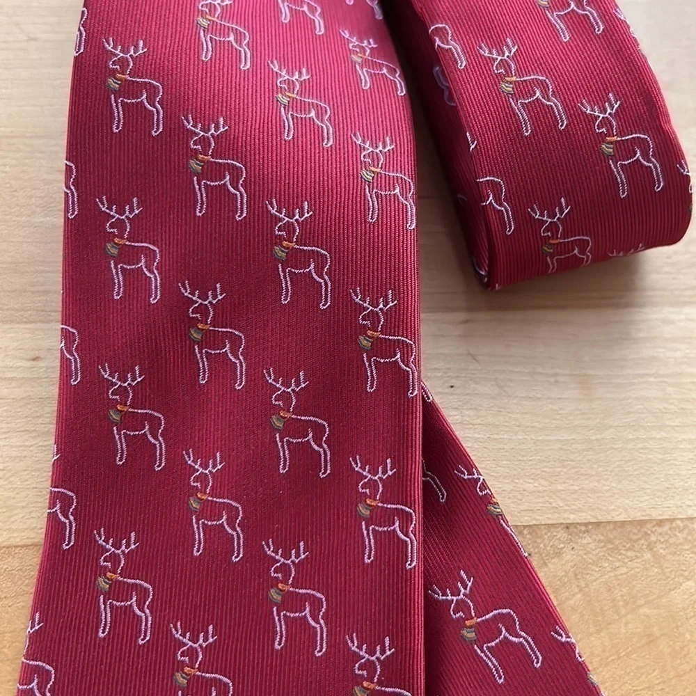 Reindeer Tie Handmade